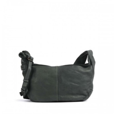 Harold's Submarine Shoulder bag soft cow leather dark green