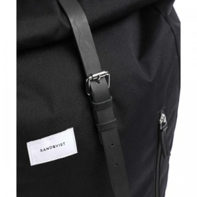 Sandqvist Ground Dante Rolltop backpack 16″ recycled polyester black