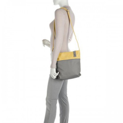 Zwei Jana J10 Shoulder bag synthetic grey/yellow