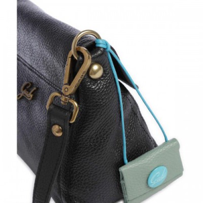 Gabs Urban Lena Crossbody bag grained calfskin black