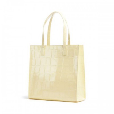 Ted Baker Croccon Tote bag synthetic yellow