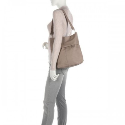 Zwei Mademoiselle.M M12 Hobo bag synthetic light brown