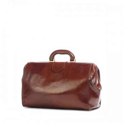 The Bridge Story Uomo Doctors bag pull-up cow leather brown