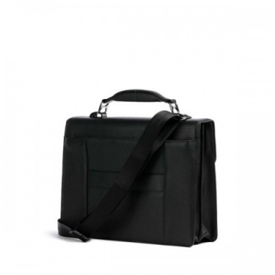 Piquadro Collezione Modus Restyling Briefcase 15″ grained cow leather black