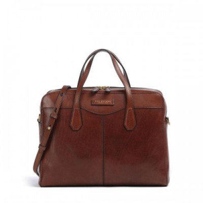 The Bridge Gloria Briefcase 13″ cow leather brown