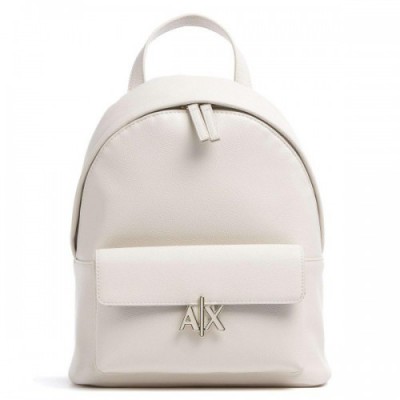 Armani Exchange Backpack synthetic ivory