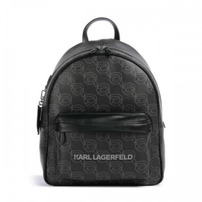 Karl Lagerfeld Ikon Mono Backpack synthetic black