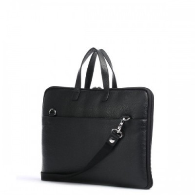 Mandarina Duck Mellow Urban Laptop bag 15″ grained calfskin black