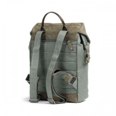 Zwei Olli O12 Backpack polyester, synthetic greygreen