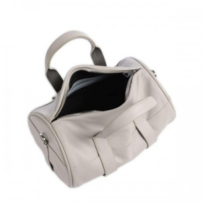 DuDu Bags Megan Handbag softly grained calfskin light grey