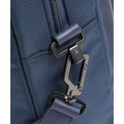 Piquadro Wallaby RFID Briefcase 15″ recycled polyester dark blue