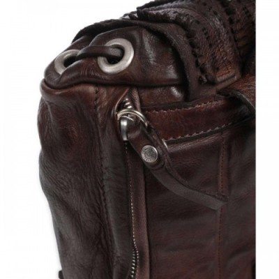 Campomaggi Backpack fine grain cow leather dark brown