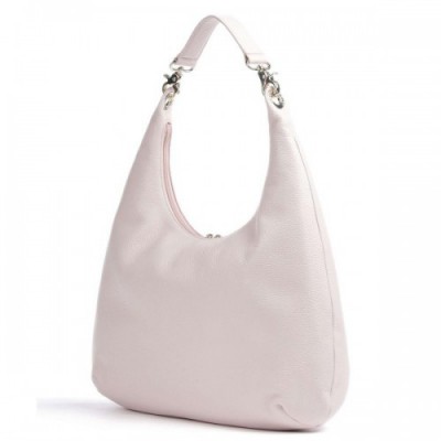 Mandarina Duck Mellow Leather Hobo bag grained cow leather rose