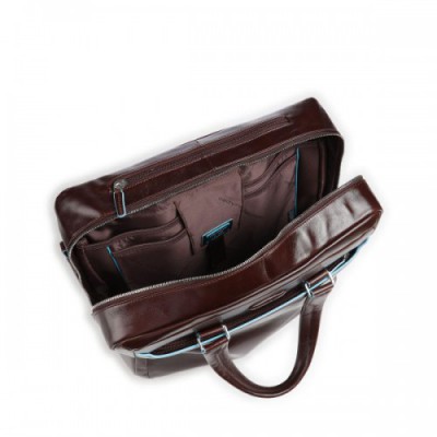 Piquadro Rolling briefcase mahogany 40 cm