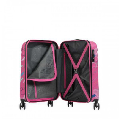 American Tourister Wavebreaker Disney Spinner (4 wheels) pink 55 cm