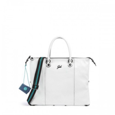 Gabs Icon G3 Plus Backpack bag grained calfskin white