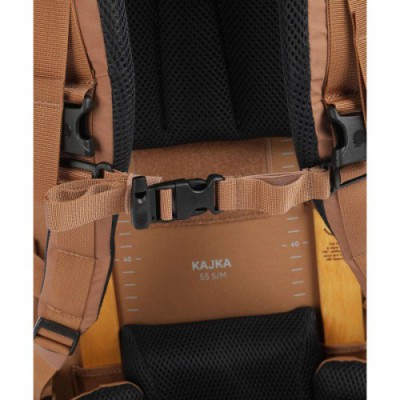 Fjällräven Kajka 55 S/M Trekking backpack recycled polyamide, vinylon light brown