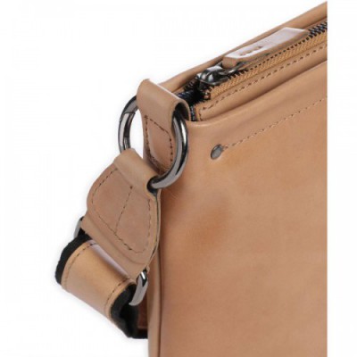 Harold's Caugio Crossbody bag fine grain cow leather light brown