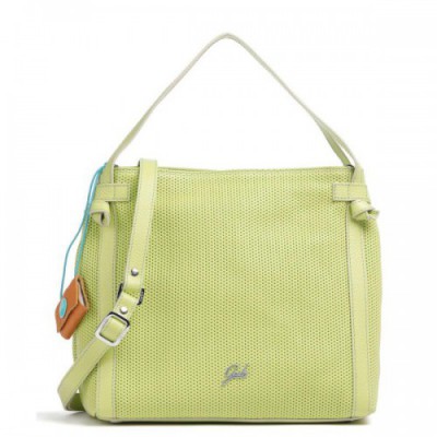 Gabs Paola M Hobo bag calfskin yellow green