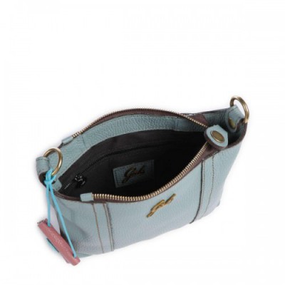 Gabs Urban Elide Crossbody bag grained calfskin blue-grey