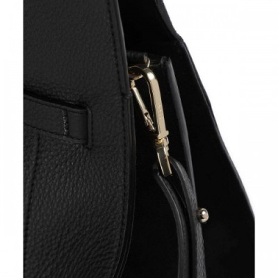 BOSS Beverly Handbag grained cow leather black