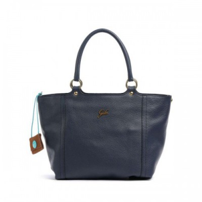 Gabs Urban Delia Tote bag grained calfskin dark blue