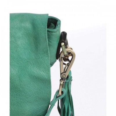 Taschendieb Wien Kohlmarkt 1 Crossbody bag grained cow leather green