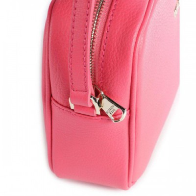 Patrizia Pepe Crossbody bag grained calfskin pink