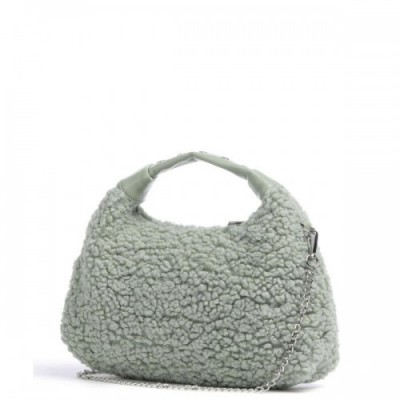 Núnoo Teddy Dandy Handbag faux fur green