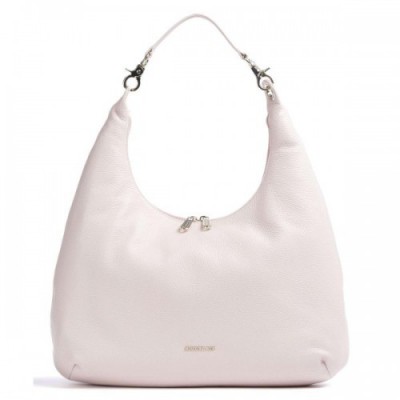 Mandarina Duck Mellow Leather Hobo bag grained cow leather rose