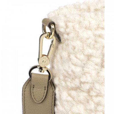 Abro Florian Raquel Handbag faux fur ivory