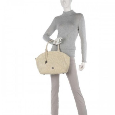 Picard Clams Tote bag brushed cow leather beige