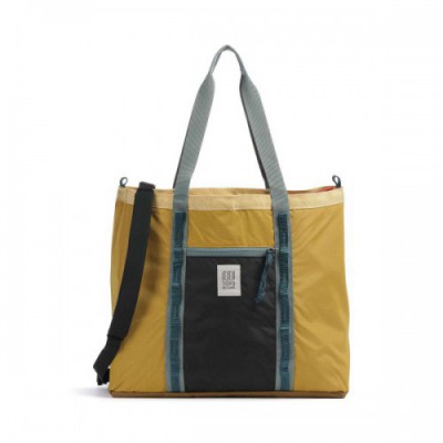 Topo Designs Mountain Utility Tote bag recycled nylon ochre