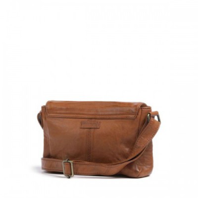 Depeche Power Field Crossbody bag sheepskin leather cognac