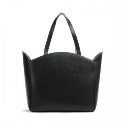 Karl Lagerfeld K/Circle Large Tote bag fine grain cow leather black