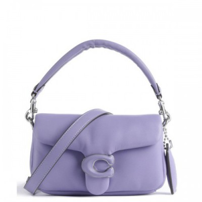 Coach Pillow Tabby 18 Crossbody bag nappa leather violet