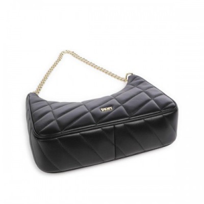 DKNY Betty Shoulder bag lamb leather black