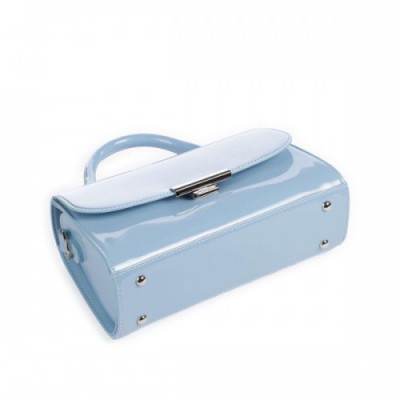 Lancaster Firenze Vernis Handbag synthetic light blue