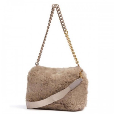 Replay Shoulder bag polyester, synthetic taupe