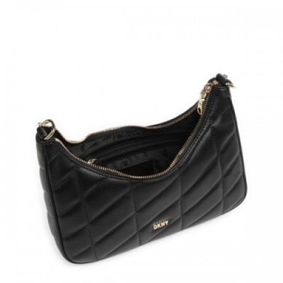 DKNY Betty Shoulder bag lamb leather black