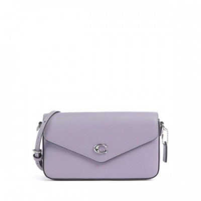 Coach Wyn Crossbody bag grained cow leather violet