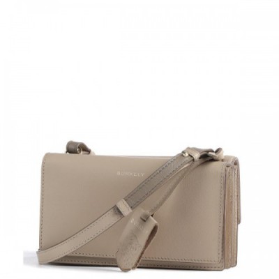 Burkely Beloved Bailey Phone bag smooth leather taupe