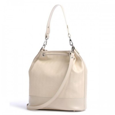 Maison Mollerus Vinerus Niesen Bucket bag canvas cream