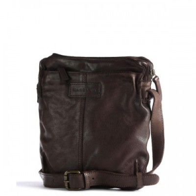 Harold's Submarine Crossbody bag cow leather dark brown