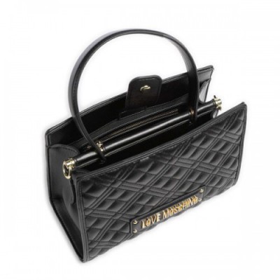 Love Moschino Quilted Crossbody bag synthetic black