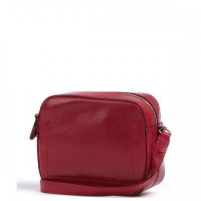 The Bridge Bettina Crossbody bag fine grain cow leather red