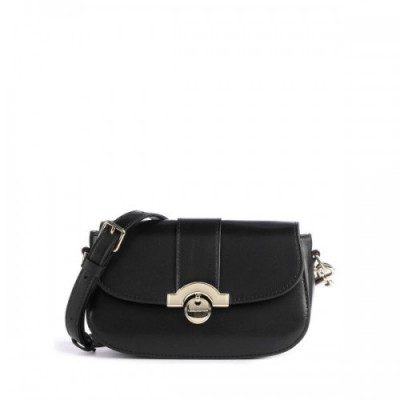 Lancaster Paris Médaille Crossbody bag smooth cow leather black