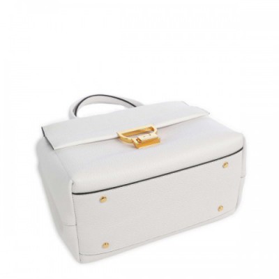 Coccinelle Arlettis Handbag grained cow leather white