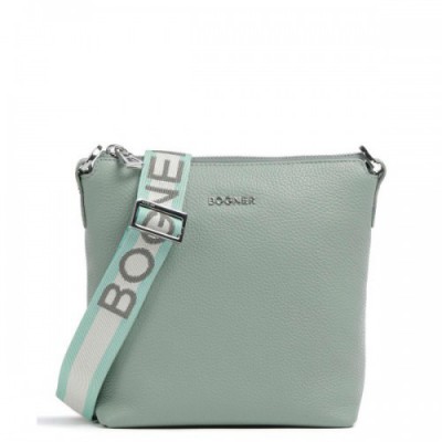 Bogner Andermatt Flavia Crossbody bag grained leather mint green