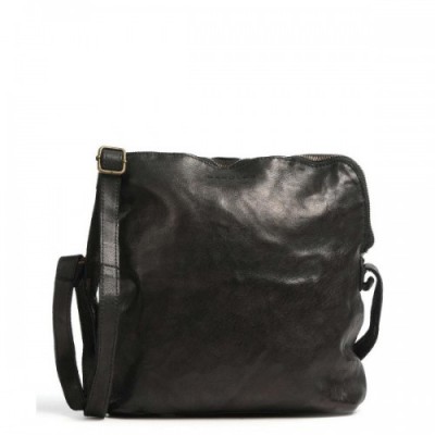 Harold's Submarine Crossbody bag grained cow leather black